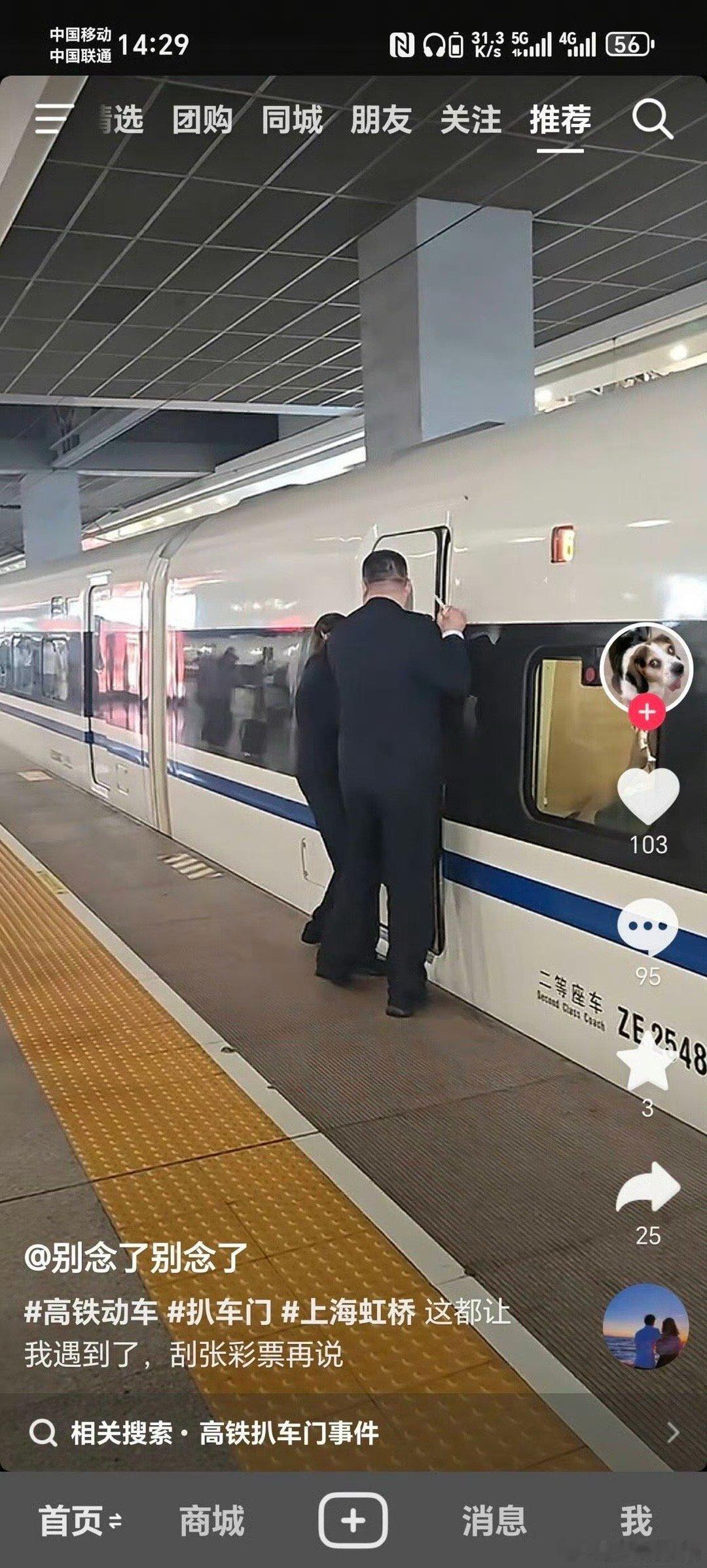 上海虹桥高铁站又现拦门事件这种危害公共安全的行为就应该重罚呀[允悲]不然下次还敢