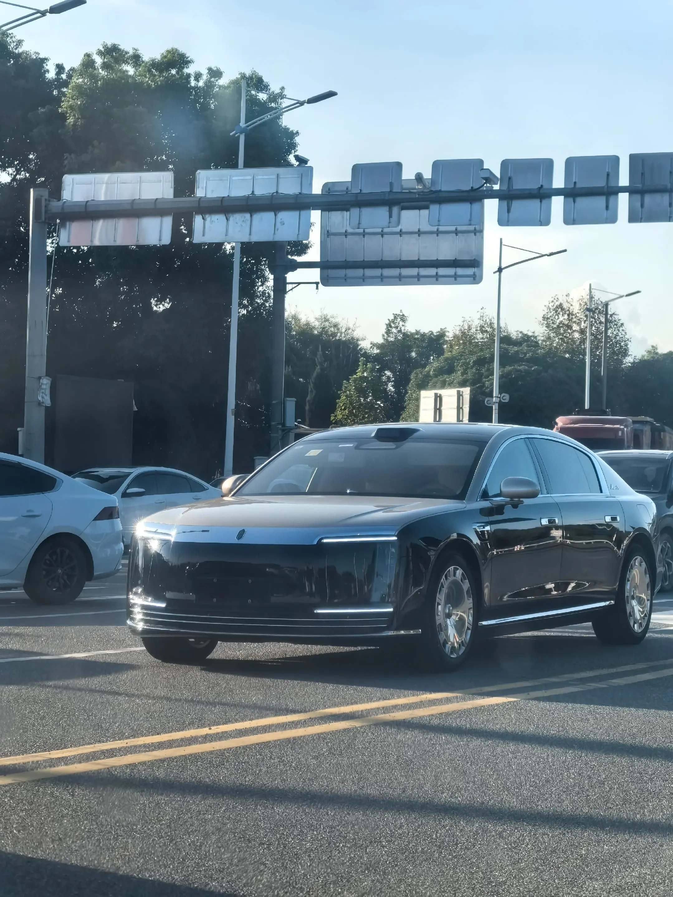 实力老板拿下平阳县第一台尊界s800 压迫感太强了