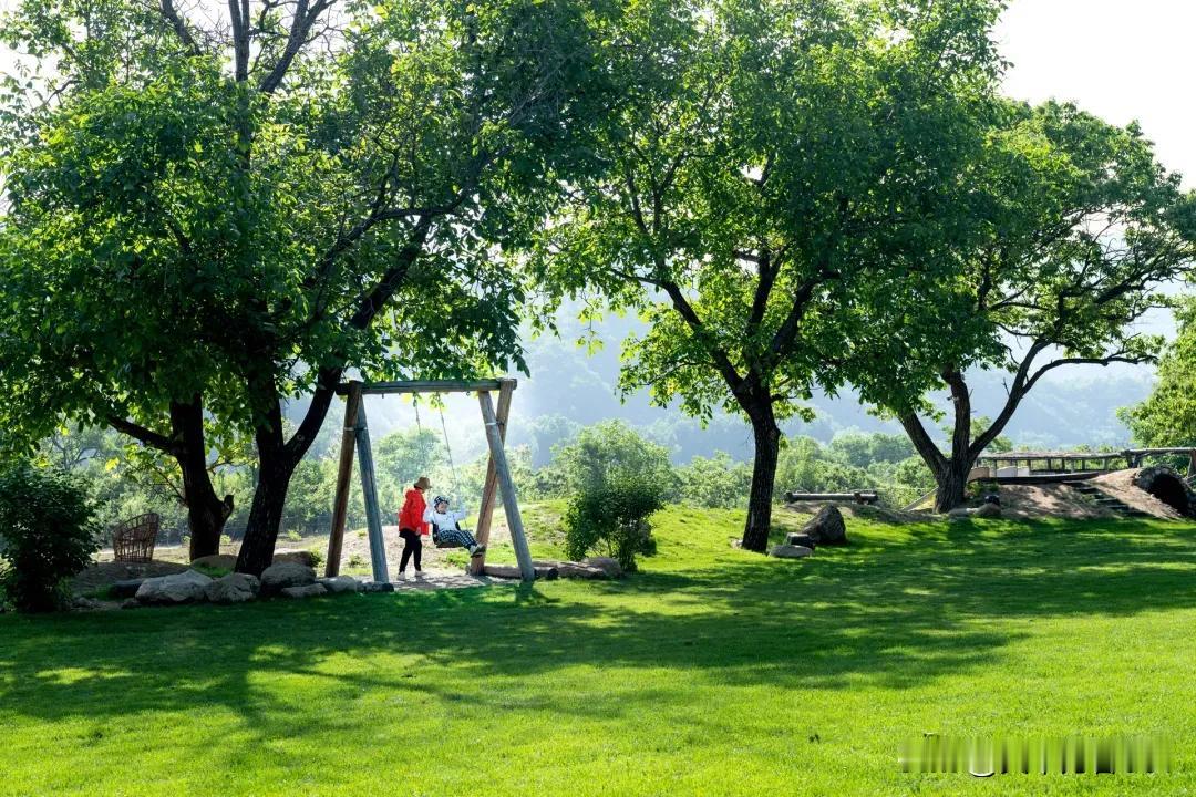 春日生活打卡季春意春日暖阳下，山川秀丽，草木青青，羊儿满山吃青草，碧草藉地仰望蓝