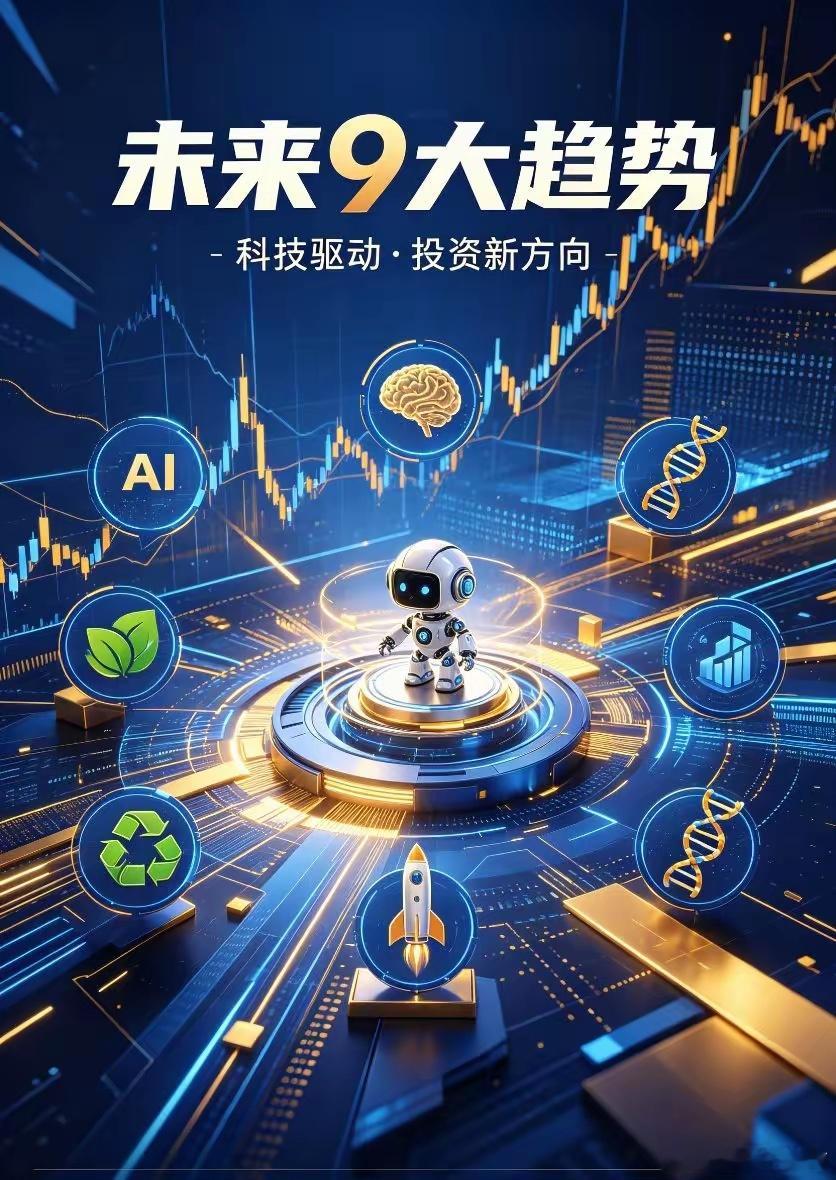 炒股不会选赛道？15年炒股老将：未来的9大趋势！未来3年到5年，甚至10年我认为