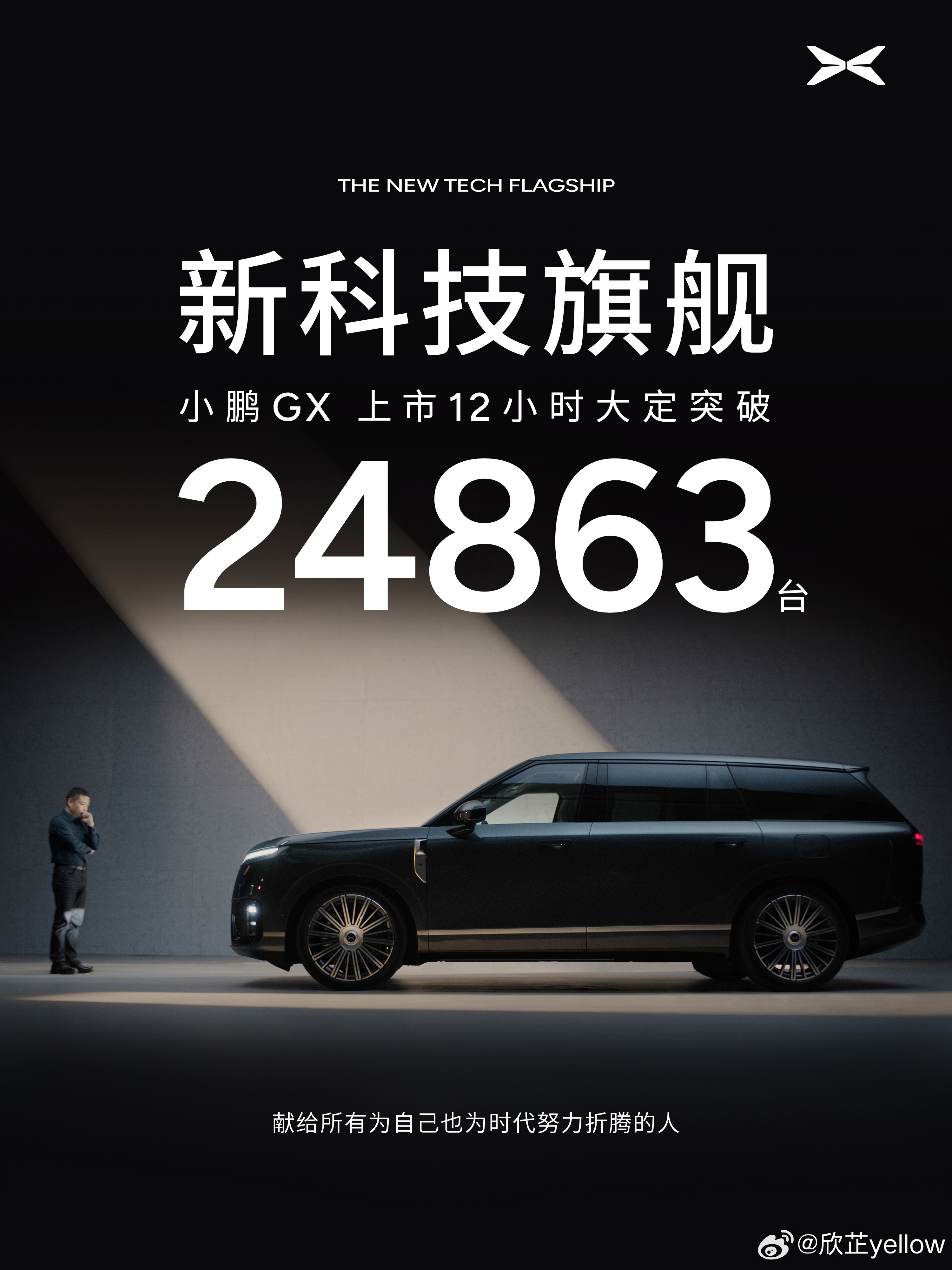 上市12小时大定24863台！定价争气销量扬眉吐气小鹏GX大定小鹏gx价格炸裂小
