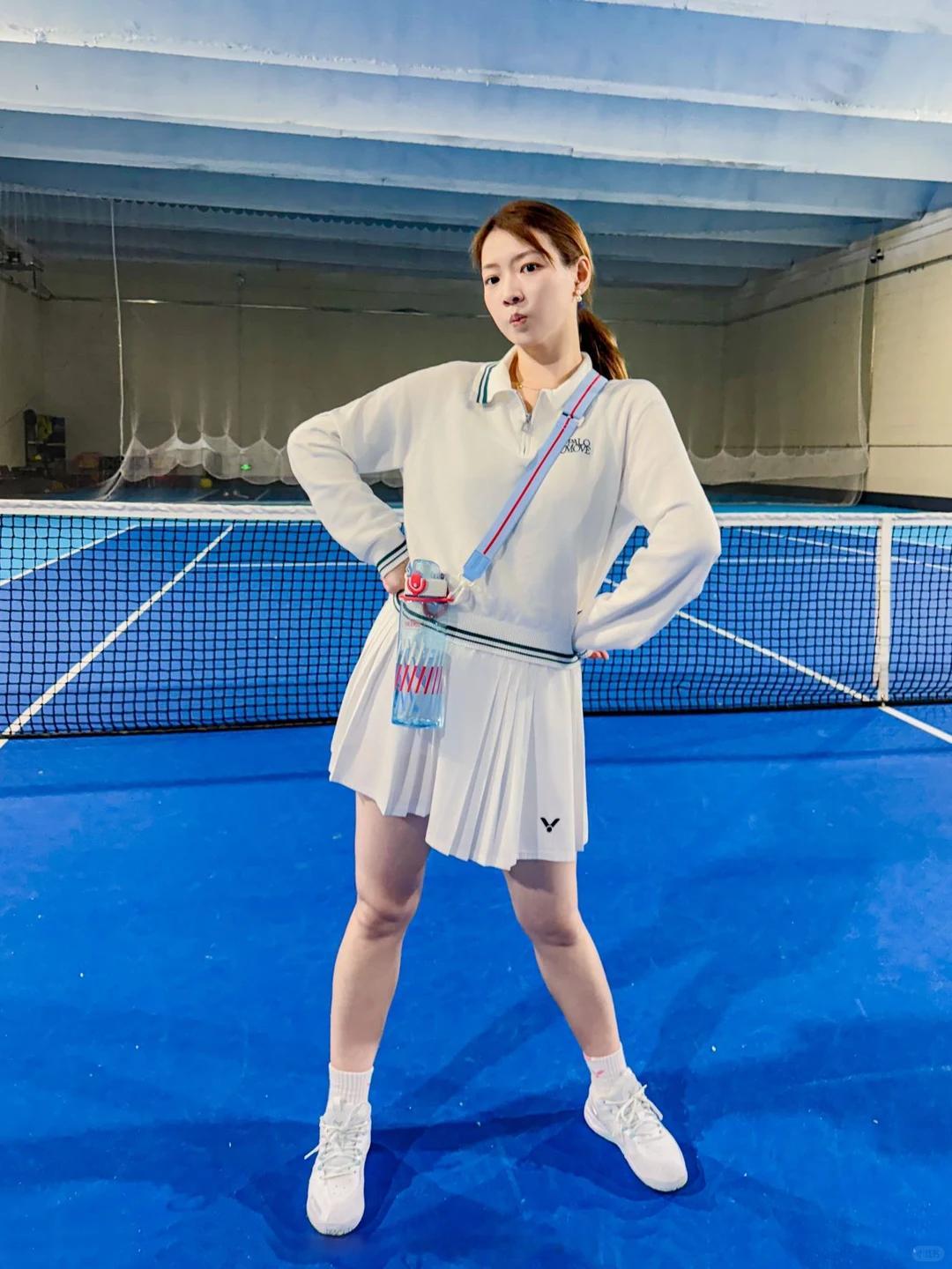 黄雅琼🍠更新图集：今日份限定皮肤：网球跨界选手上线🎾虽然动作还在解锁中，但装