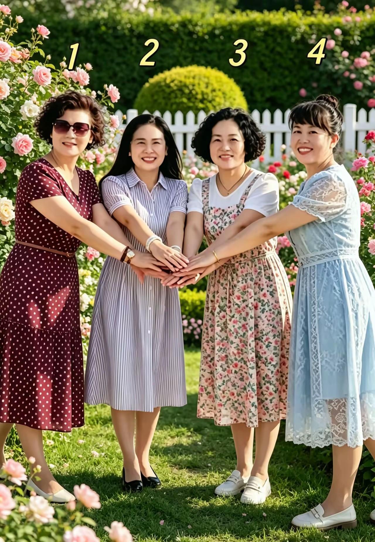 四位二婚姨姨，她们拍手击掌说，再找另一半要靠谱的，把嘴带来就行，咱姐妹一起加油！