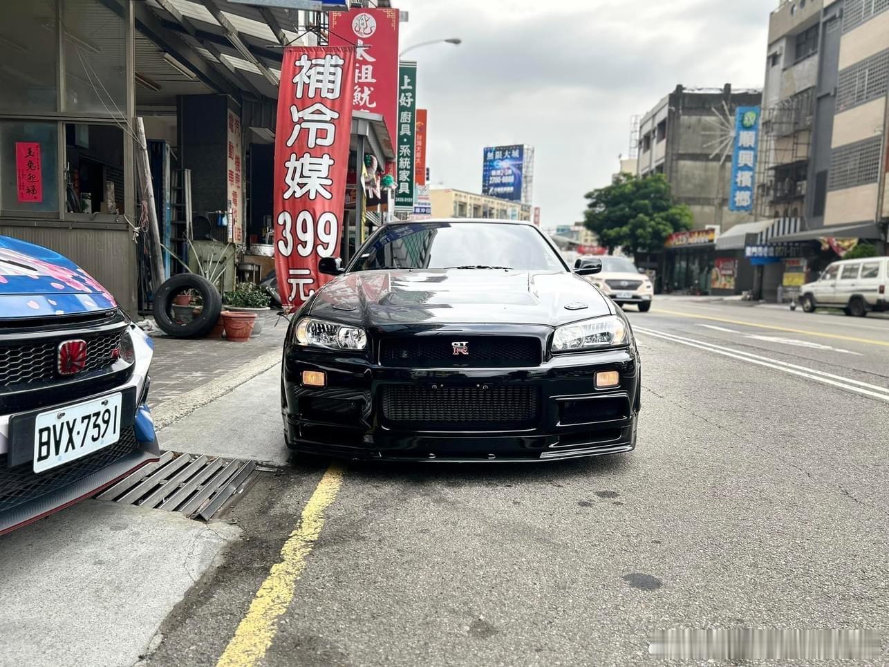 #台湾老车#🇯🇵Nissan GTR R34 超稀有左駕[嘻嘻] ​​​
