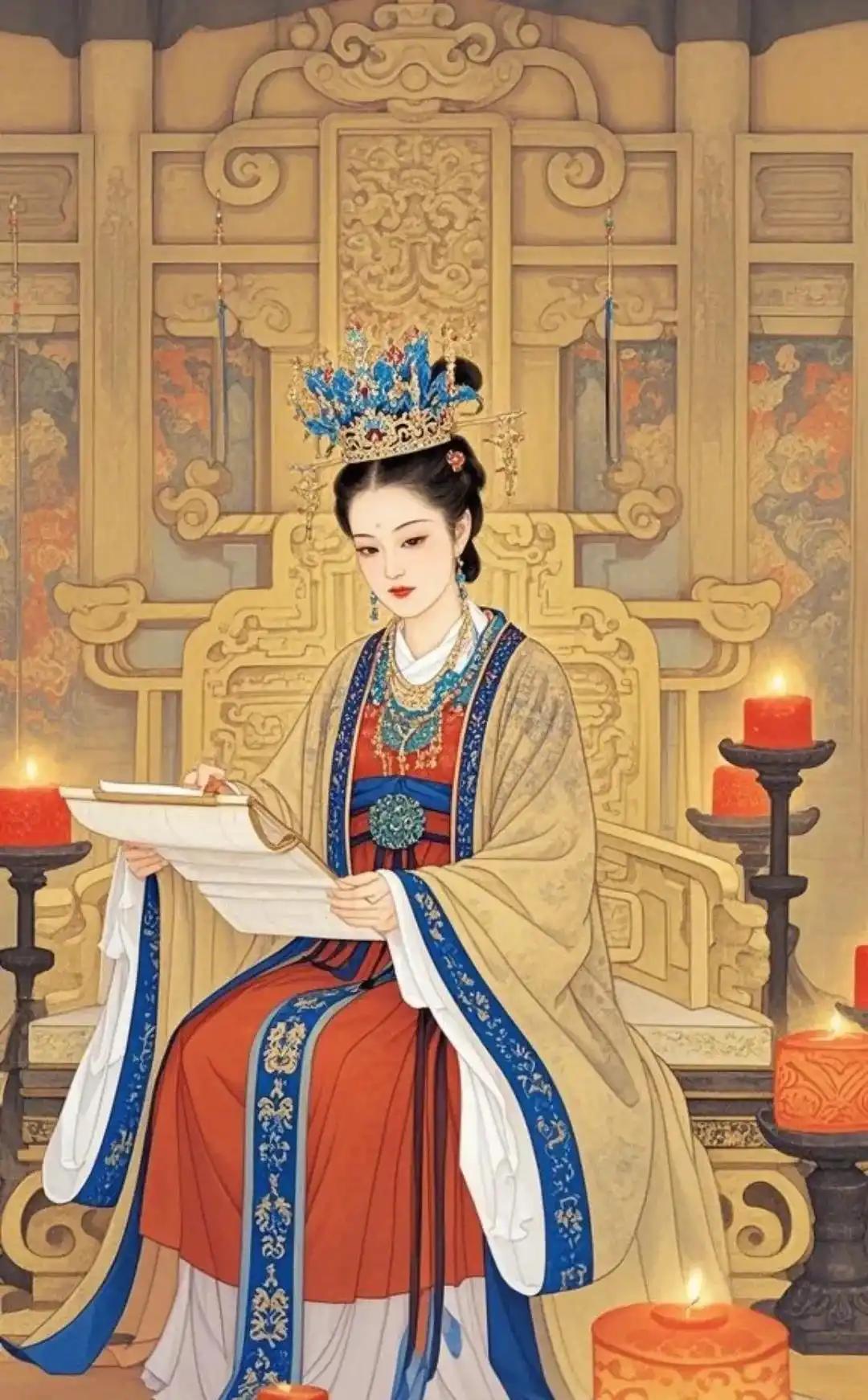 515年，34岁胡太后在寝宫召见24岁小叔子元怿，她盯着他俊秀脸庞，抬手抚上他的