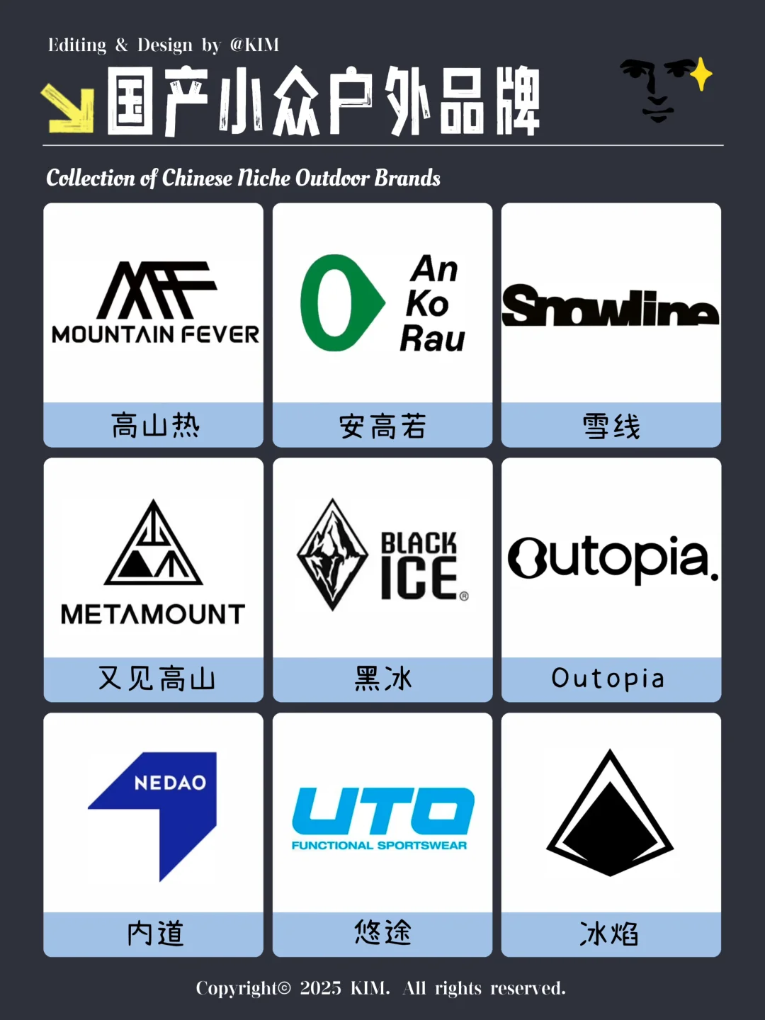 ⛰️国产小众户外品牌扫盲｜认识一半的是👍🏻