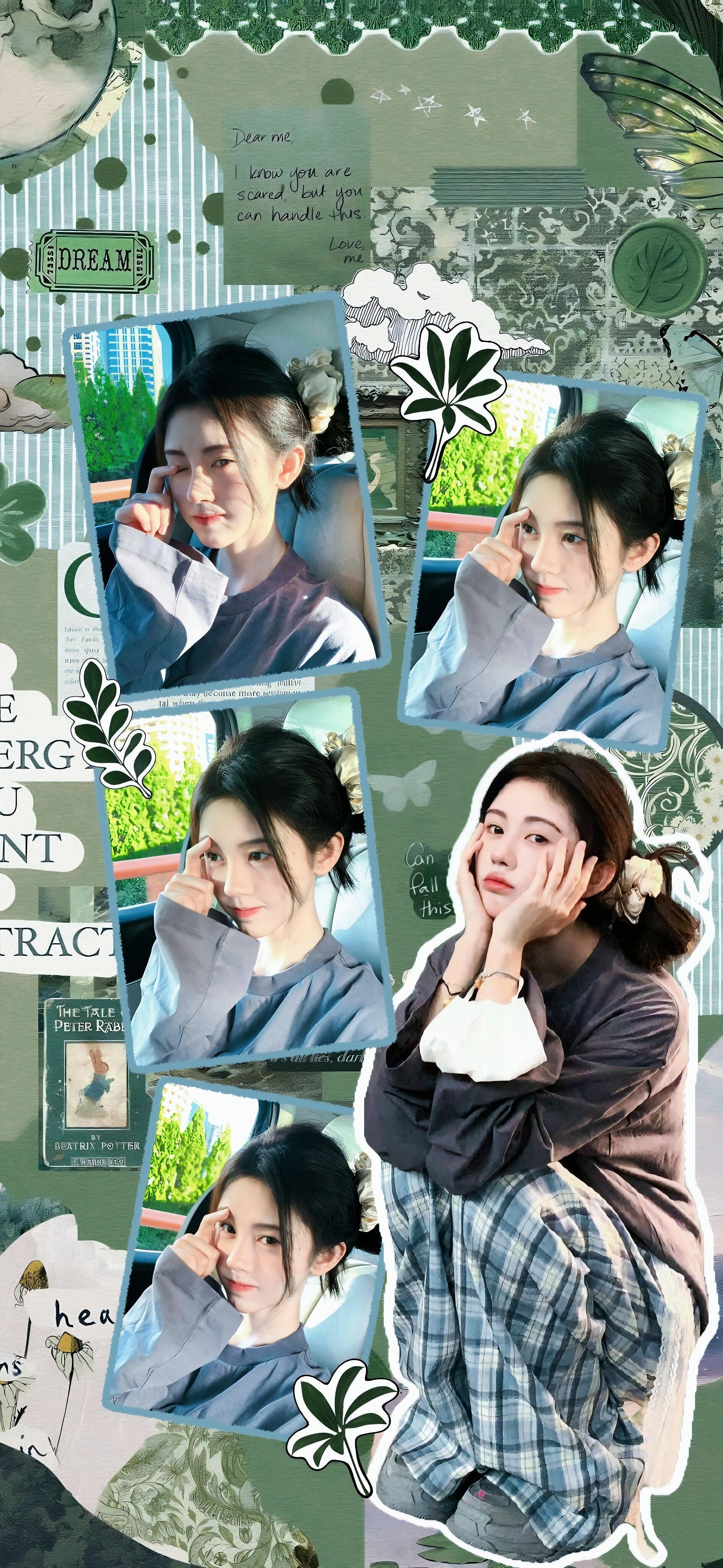 鞠婧祎｜不同风格都能完美驾驭Share/.可爱简约治愈系聊天背景图/壁纸壁纸分享