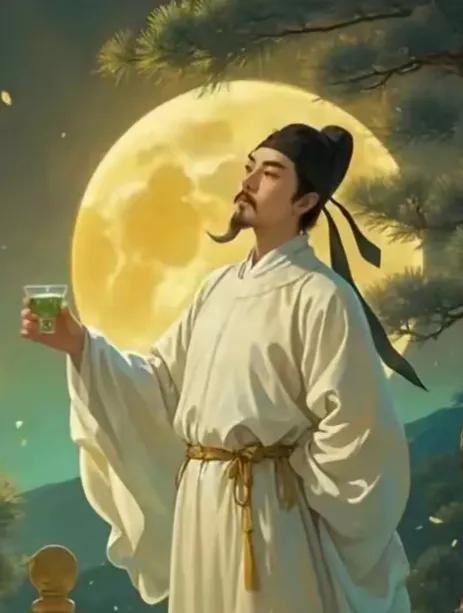 方圆天地，为头条联友对联∴
半盏清茶听夜雨，
一轮皓月伴良宵。