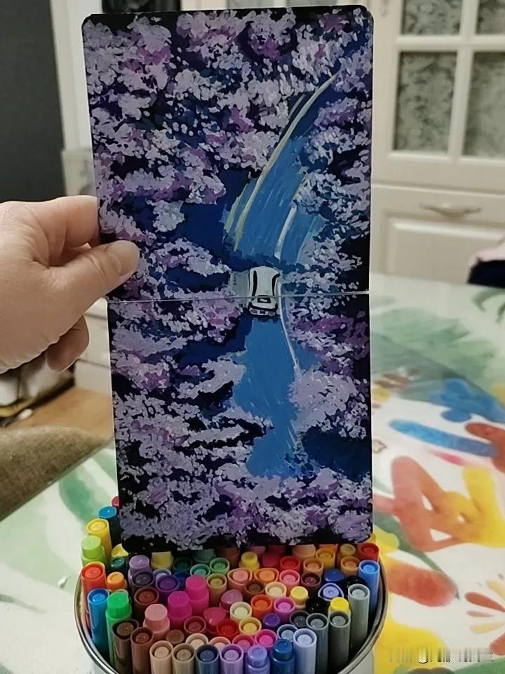 真气人，画画完了，车还裂开了！干点啥都不容易啊，今后不论买啥都要质量好的，因为活