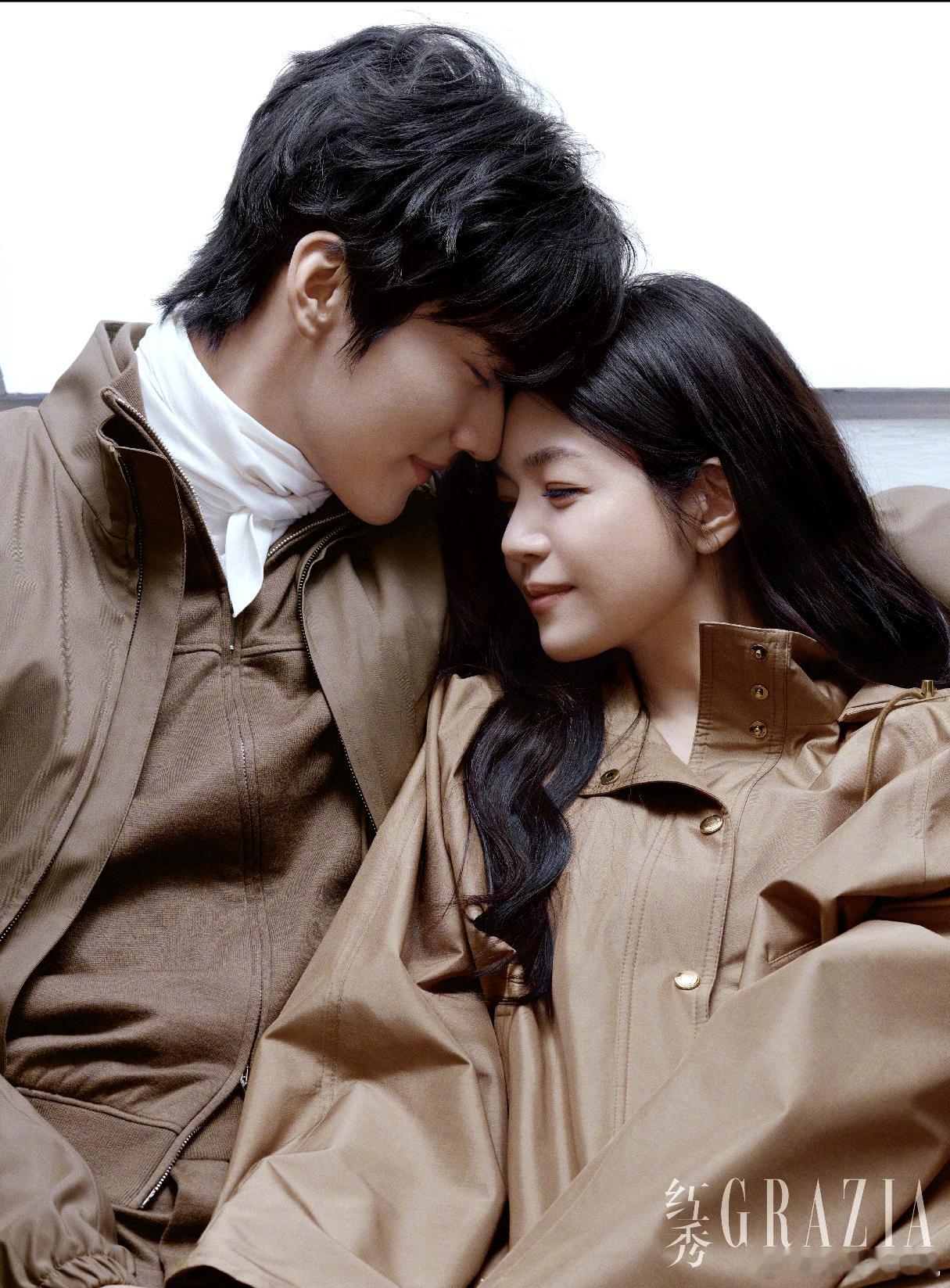 陈妍希、周柯宇的情人节封面，妙不柯妍谁懂！《狙击蝴蝶》播完之后两个人这是第几次合