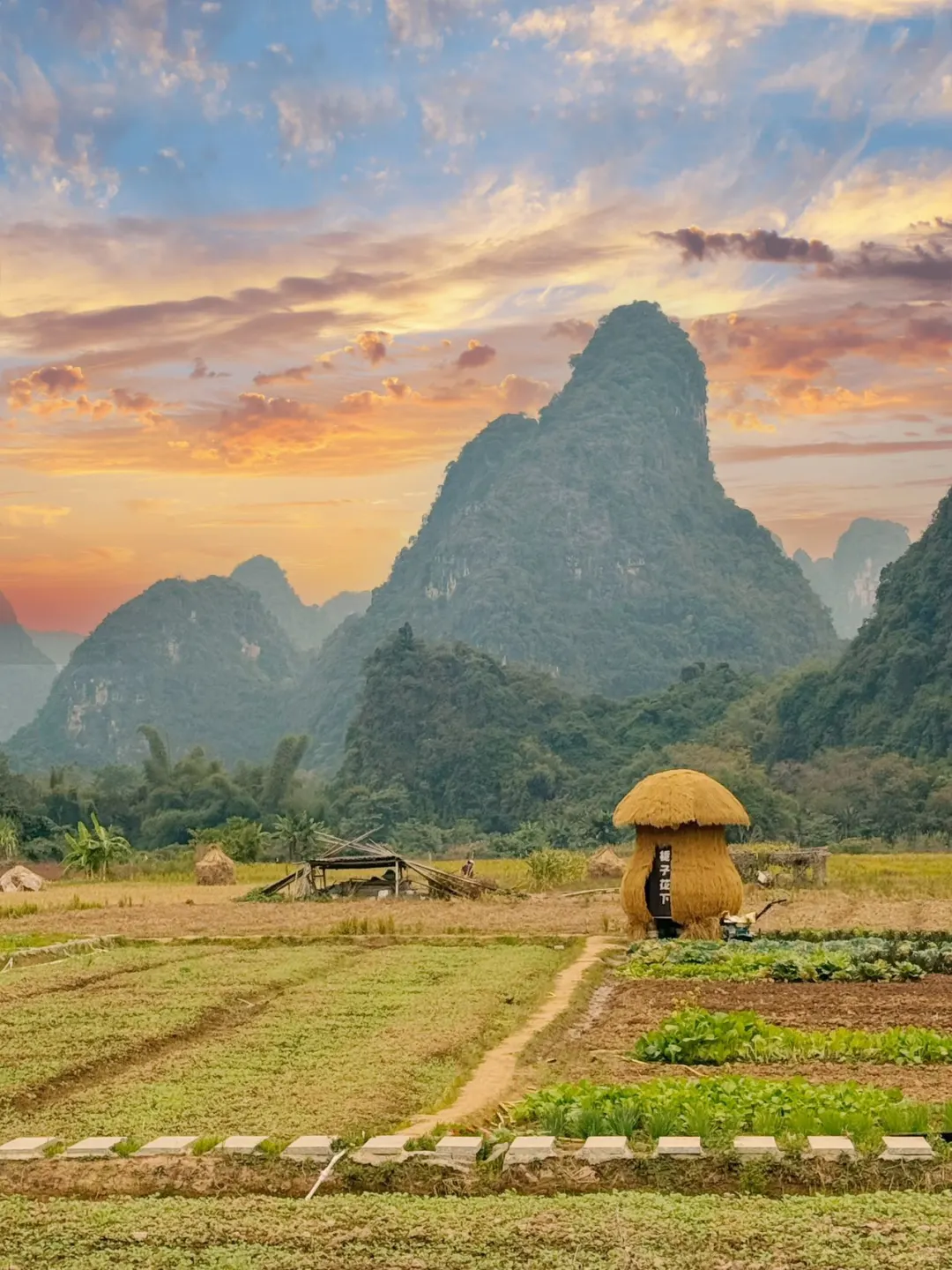 桂林阳朔一定要去见证田园生活感受山水美景