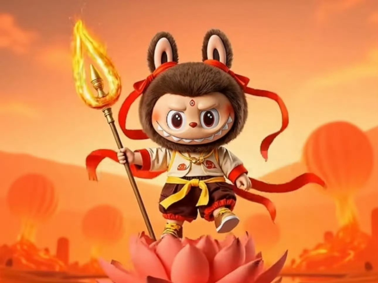 Labubu 魔童你别说，还真挺像的[允悲] ​​​