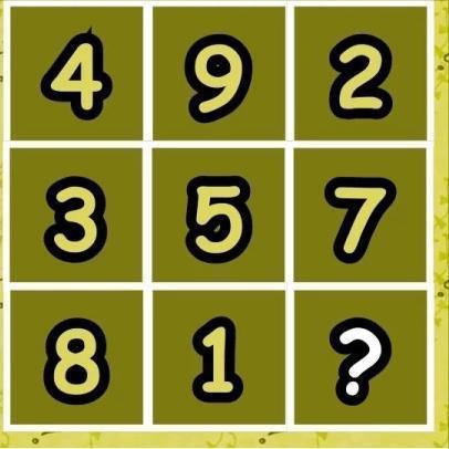 脑筋急转弯数学测试：在50秒内找到这个数学框中丢失的数字