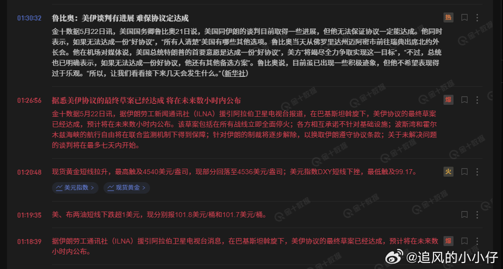 美伊谈判有好结果。立竿见影。。。 明天大A 高开无疑。 