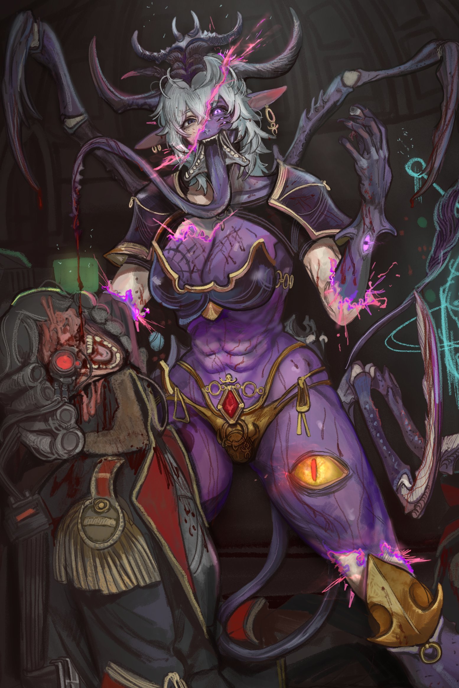 战锤40k 色孽虫娘by 101ho_ 