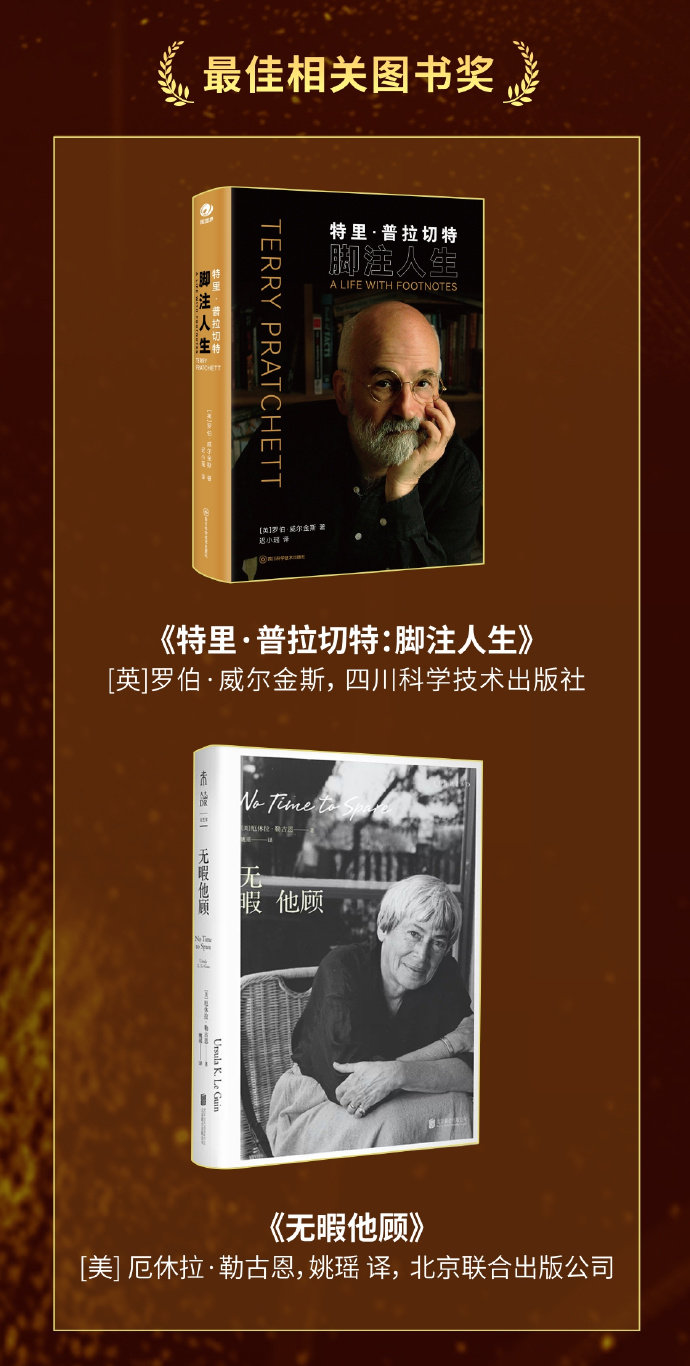 科幻银河闪耀四十年银河奖40周年 ​​​【第36届银河奖】最佳相关图书奖🏆《特