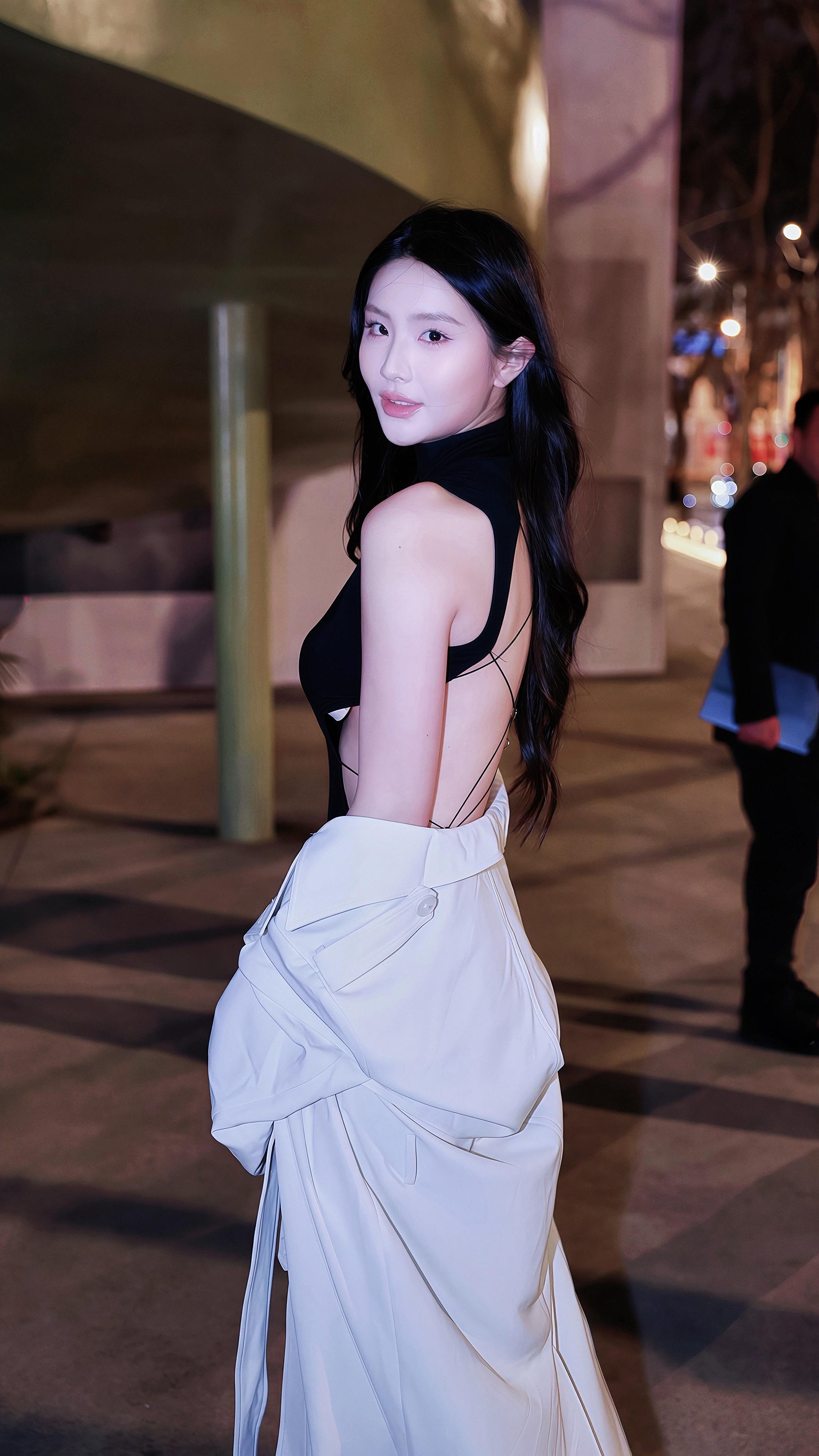 上海街拍｜依依。 ，湖北武汉女孩，23岁身高177模特