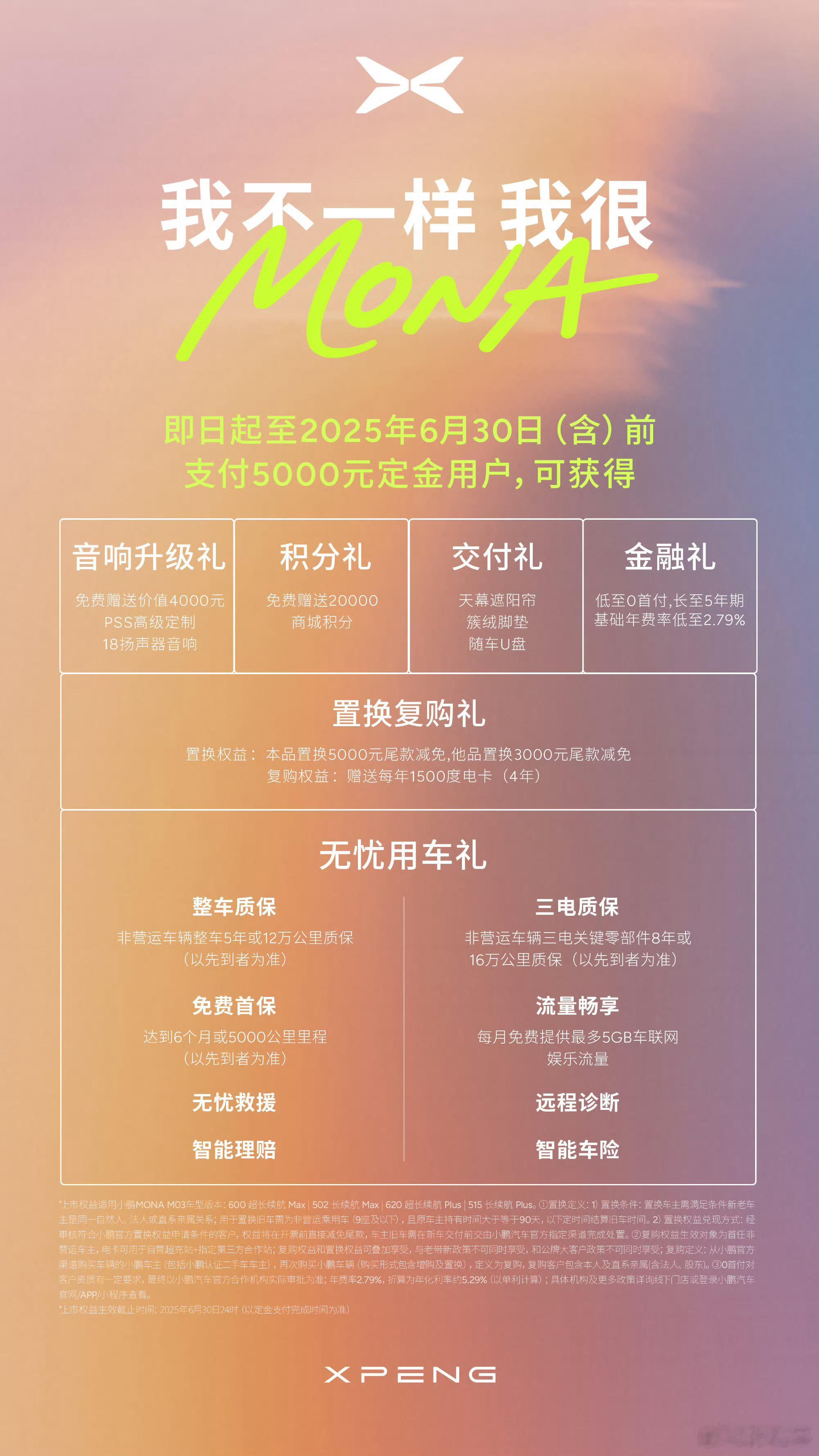 小鹏MONA购车权益倒计时我来给2万积分画个重点吧，毕竟其他几项按照以往经验是会