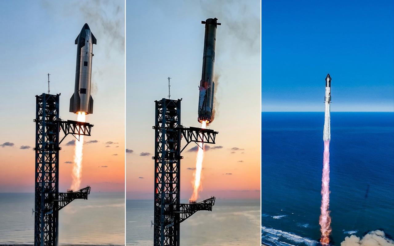 已确认,SpaceX 将在第 15 次星箭飞行中首次尝试机械臂捕获星舰，埃隆·马