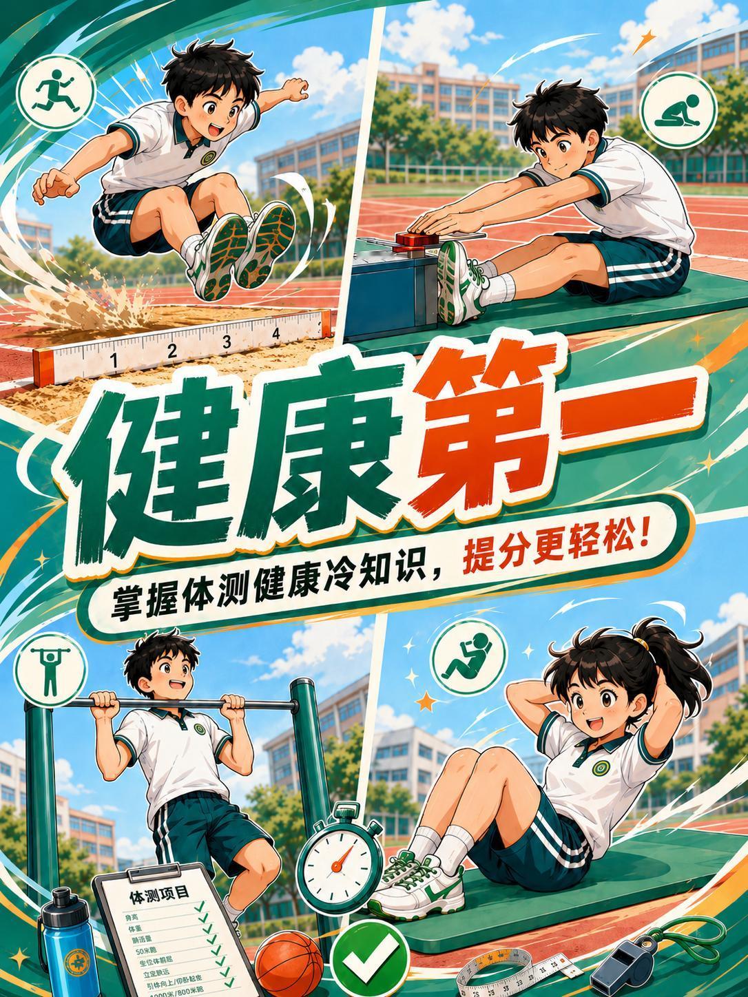 别再只顾着埋头苦练！中学生体测想提分，这些容易被忽略的健康冷知识，帮你少走弯路，