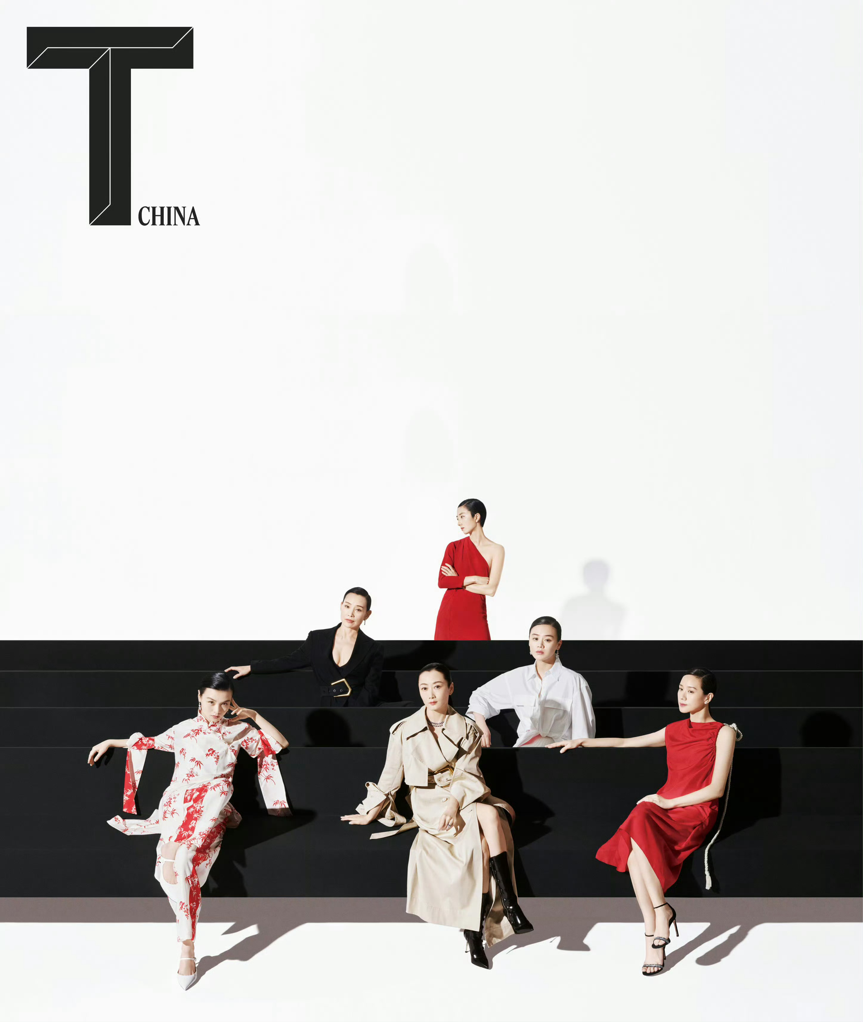 T锦绣一月刊影后群像封面《T Magazine》中文版发布开年刊封面预告，是20
