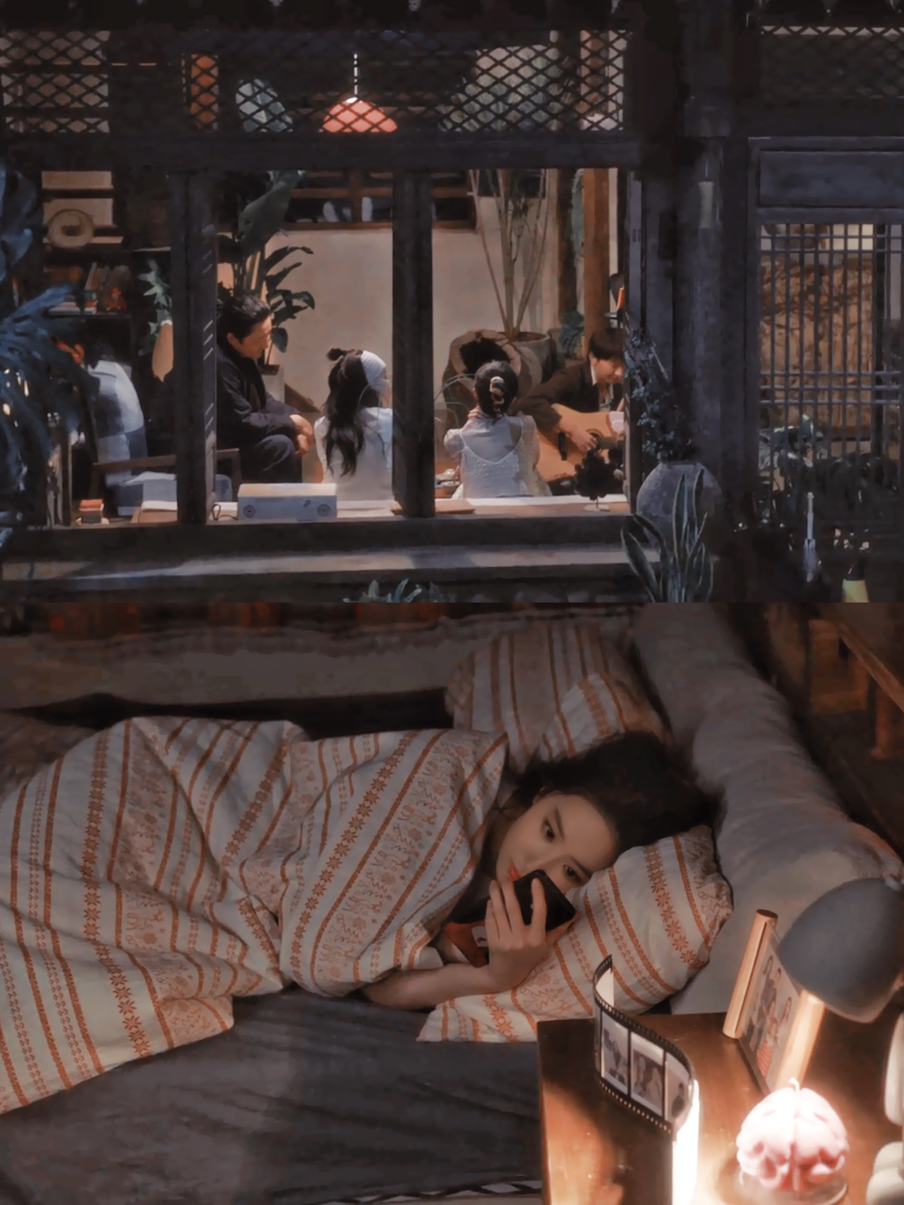 “海边兜风很快乐，倘若你在，该有多好。”——许红豆人声鼎沸的欢喜里，我却想起你。