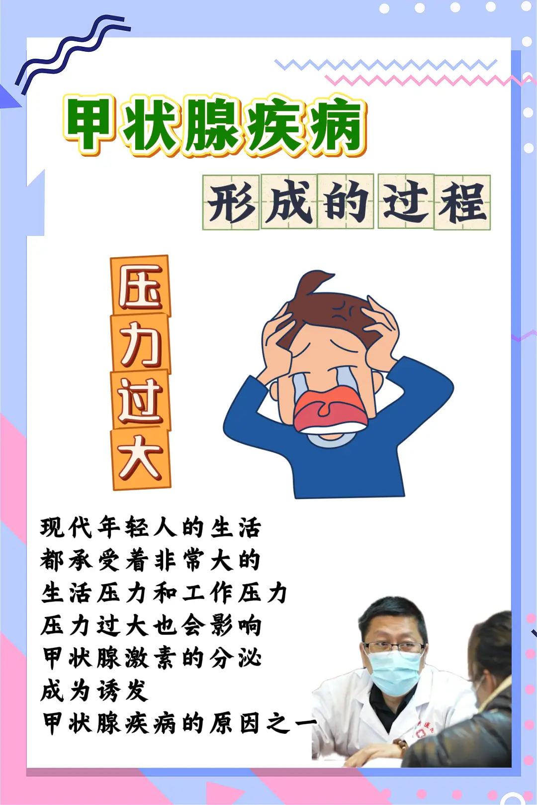 日常中保护甲状腺，需要我们做好以下四件事。1.避免过度劳累：在快节奏生...