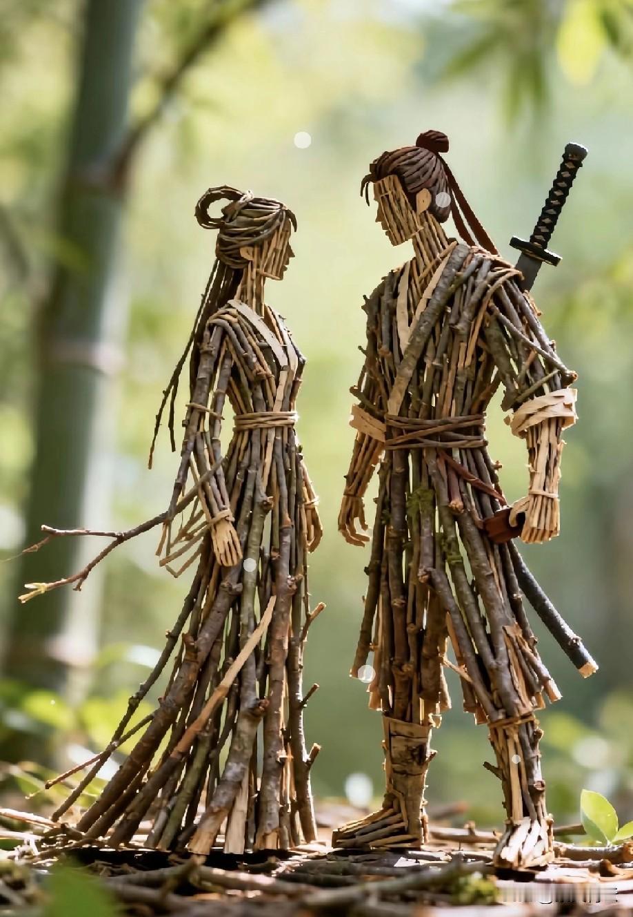 剑气如虹破苍穹
红颜一笑动江湖
比武场上秋波转
侠侣携手踏征程