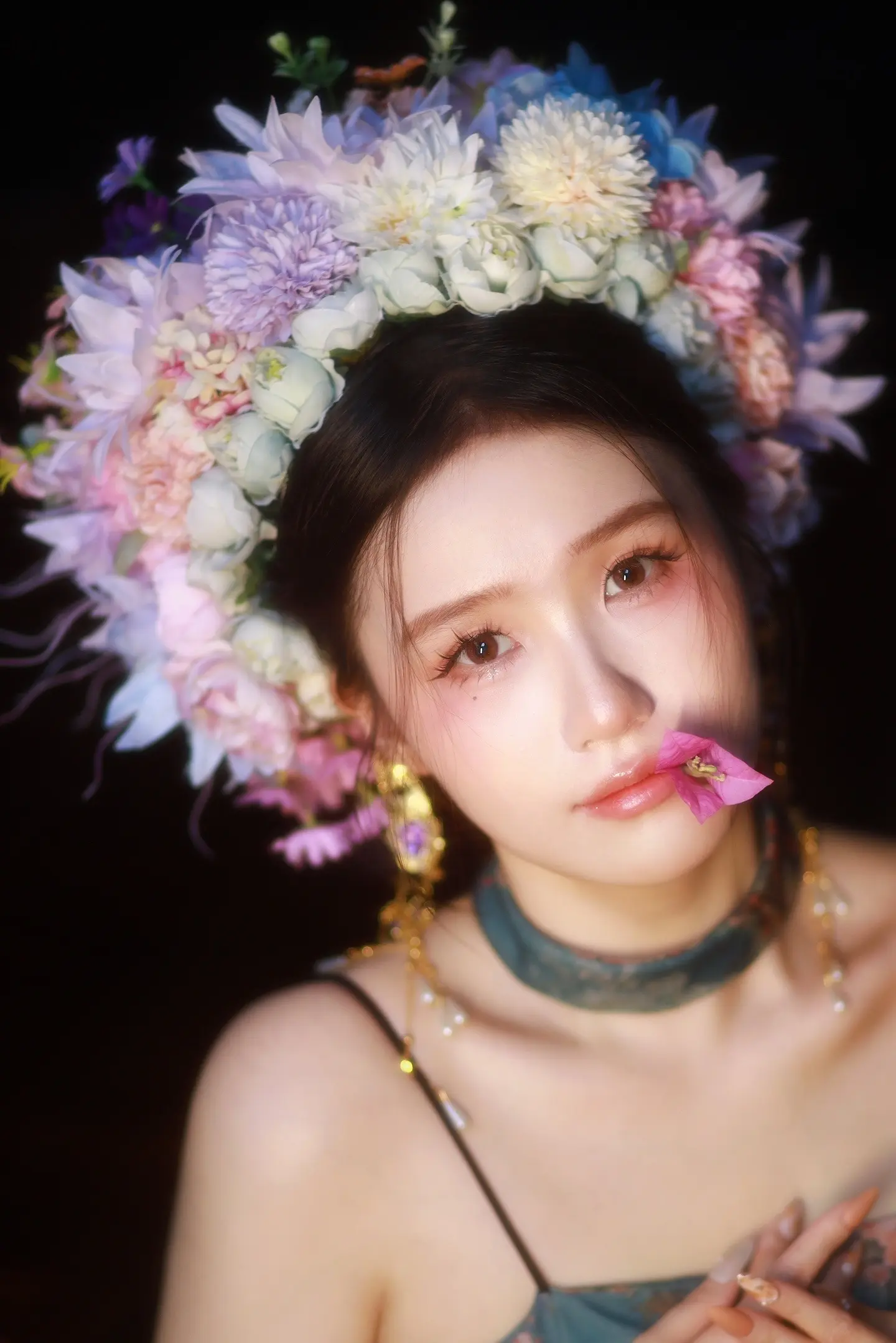 南社古村簪花。拍点不一样的感觉