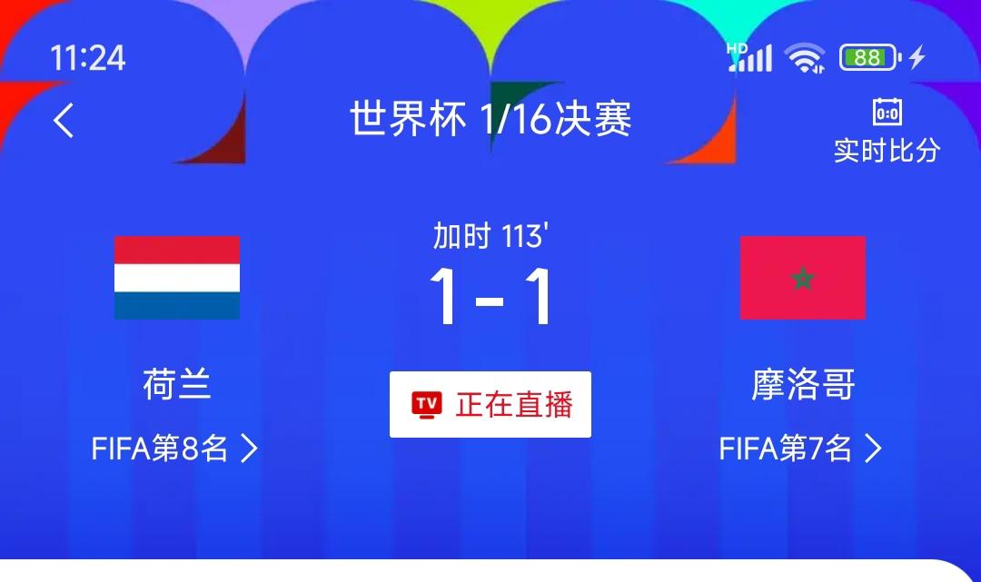 荷兰排名世界第八，点球大战输给世界第七的摩洛哥，太正常啦不意外。

本来就是势均