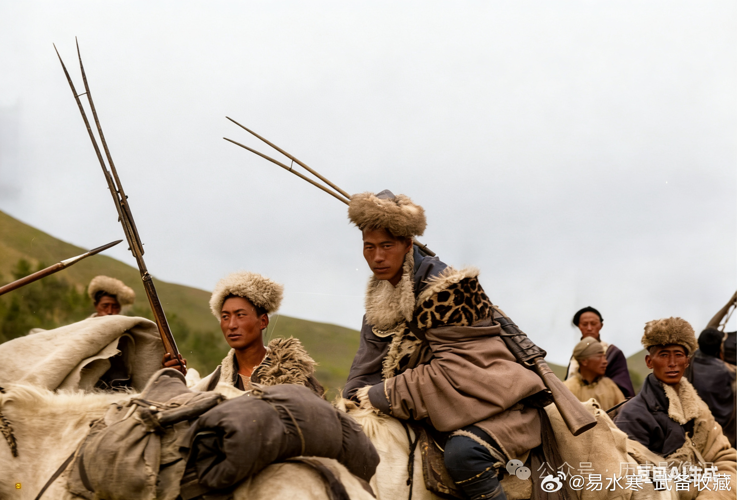 历史历史老照片 1932年藏人与枪 