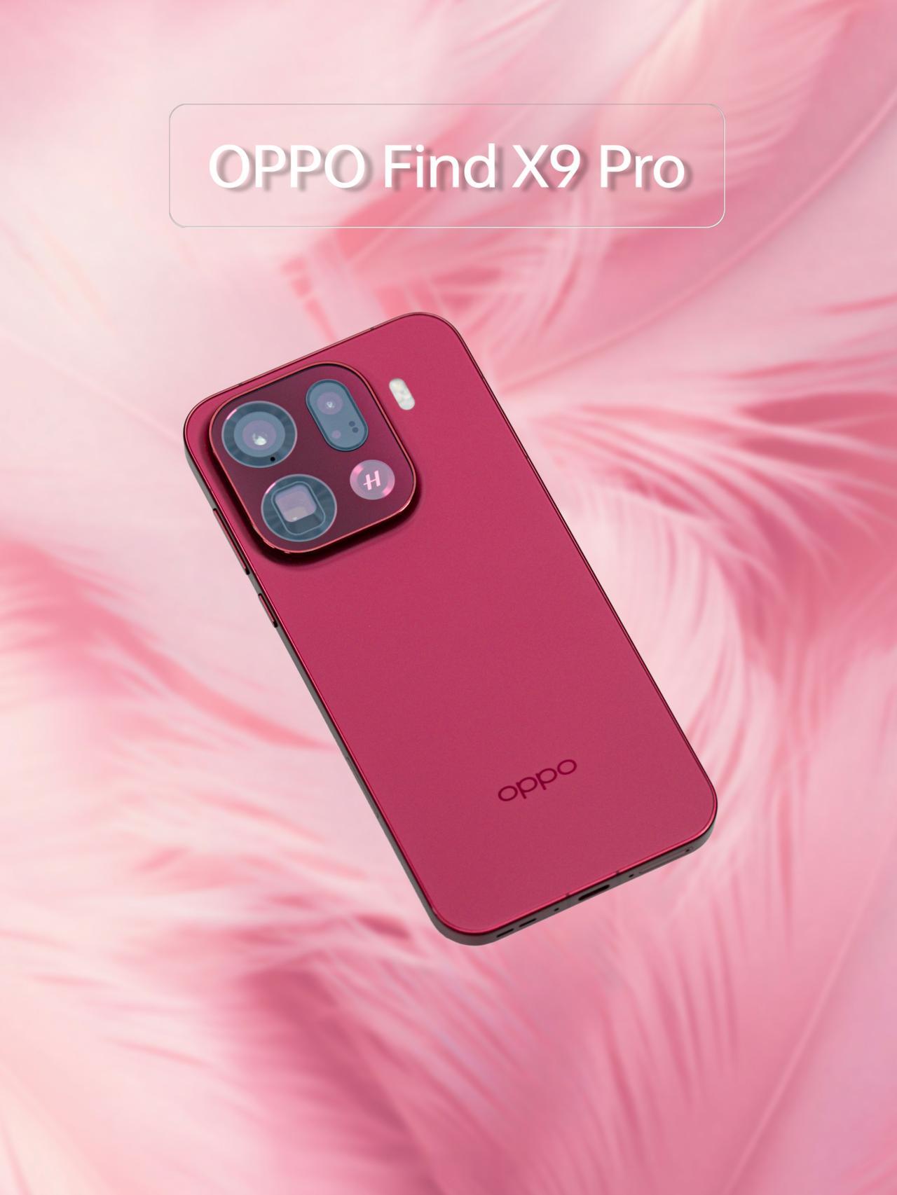 HYK图赏｜OPPO Find X9 Pro

追光红配色，整体是一个比较深的红