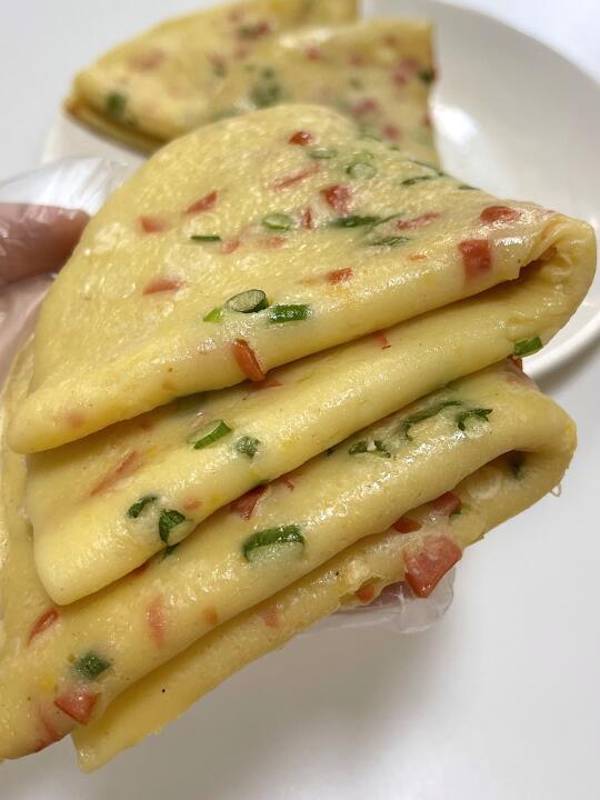 巨好吃的懒人早餐鸡蛋饼‼️十分钟就搞定