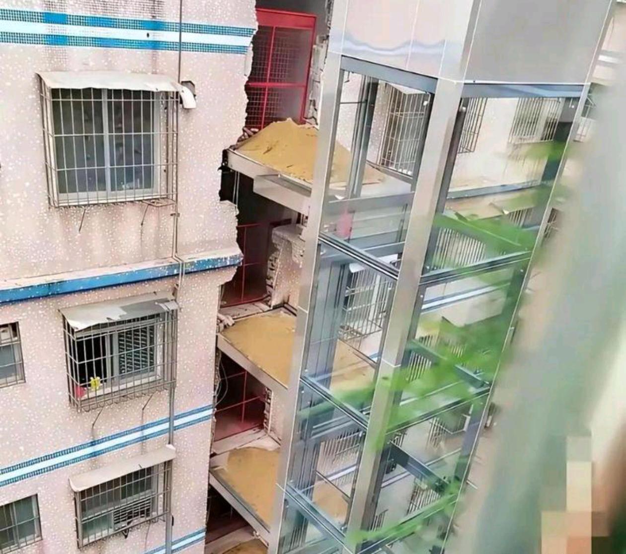 这就是后装电梯的危害