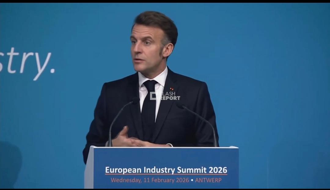 法国总统马克龙昨晚（北京时间2月11日晚）在欧洲工业峰会上的讲话：“俄罗斯作为本