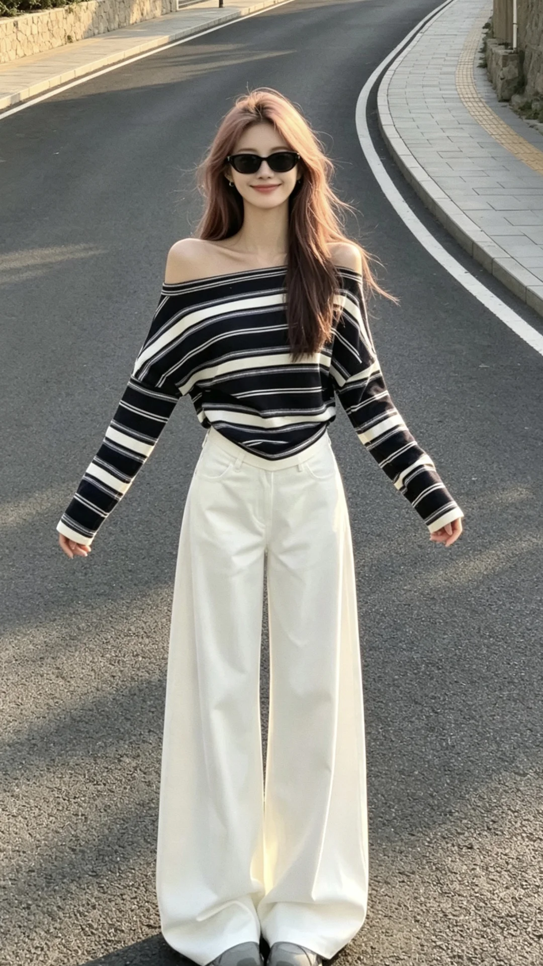 松弛感穿搭｜今天是条纹控～