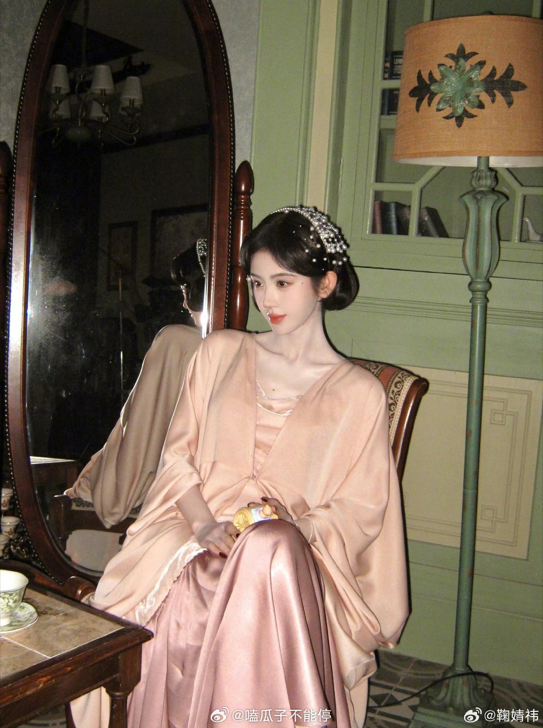鞠婧祎苏绿夏太美了，大事很妙