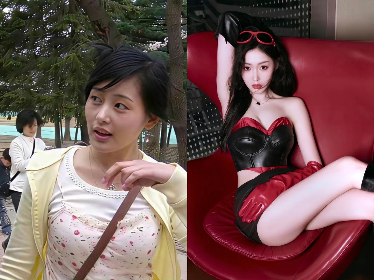 张天爱这前后反差，直接换了个人吧😂
从青涩路人到冷艳辣妹，她的气质变化真的太绝