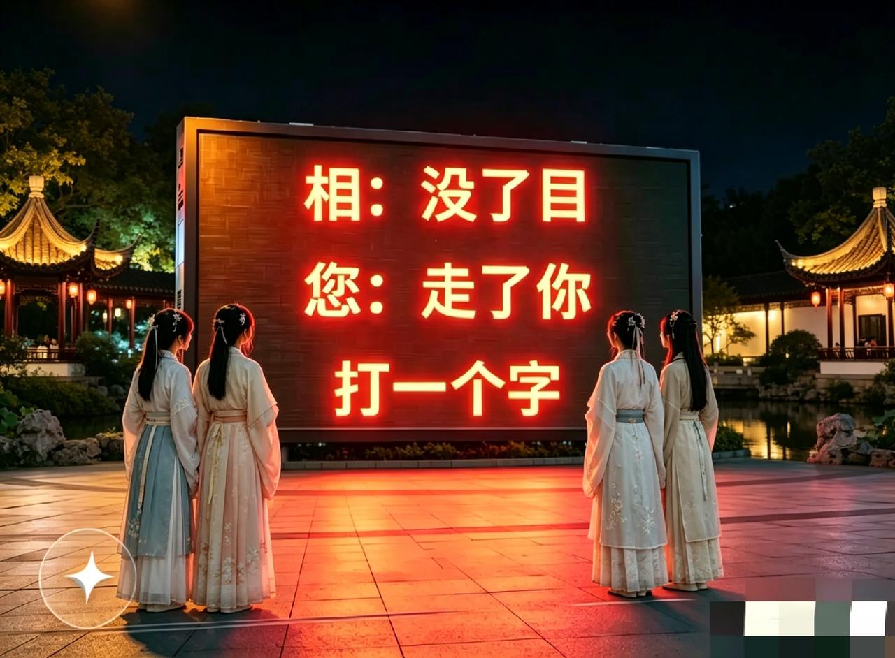 不吹牛！我敢打赌！就算是985 ，211大学生也不一定能猜对这个字谜，不信！你试
