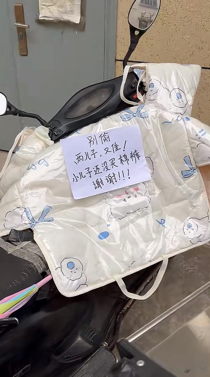 看看把邻居们都逼成啥了，这小偷也太猖狂了！每年天气冷后，都有人偷挡风被，年年偷，