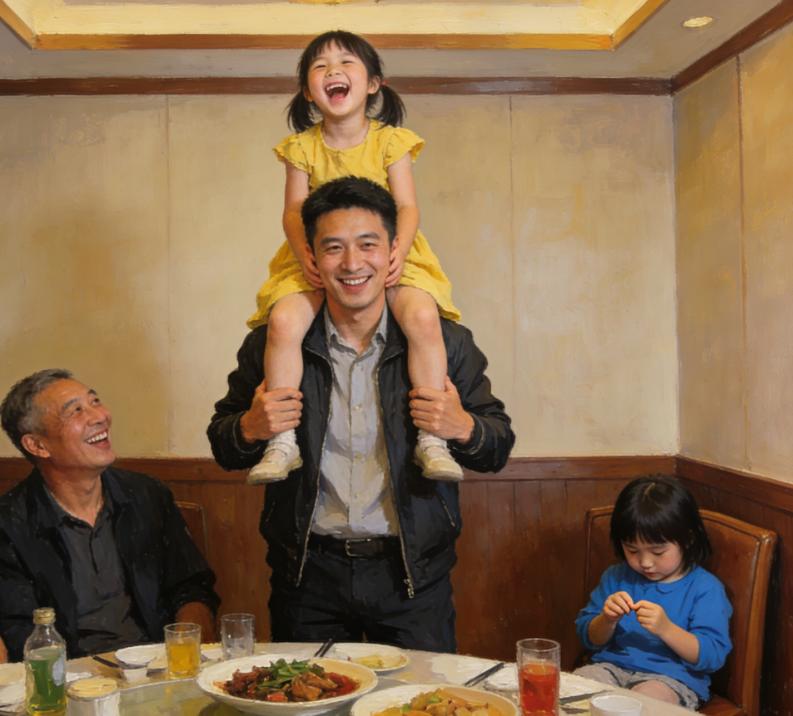 我很想问现在的男人没有父爱了吗？ 自己的孩子都不爱？
还是说产生父爱真的有条件吗