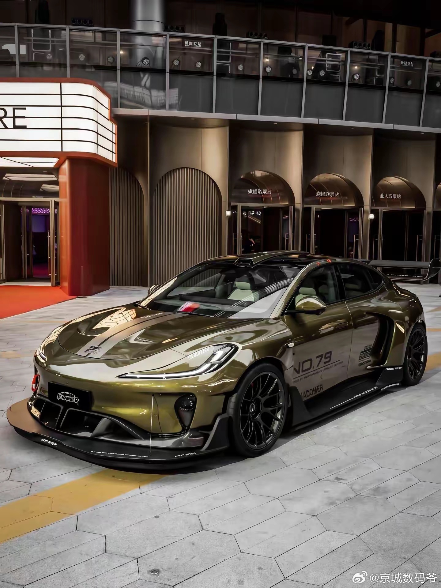 智己这车改的真帅