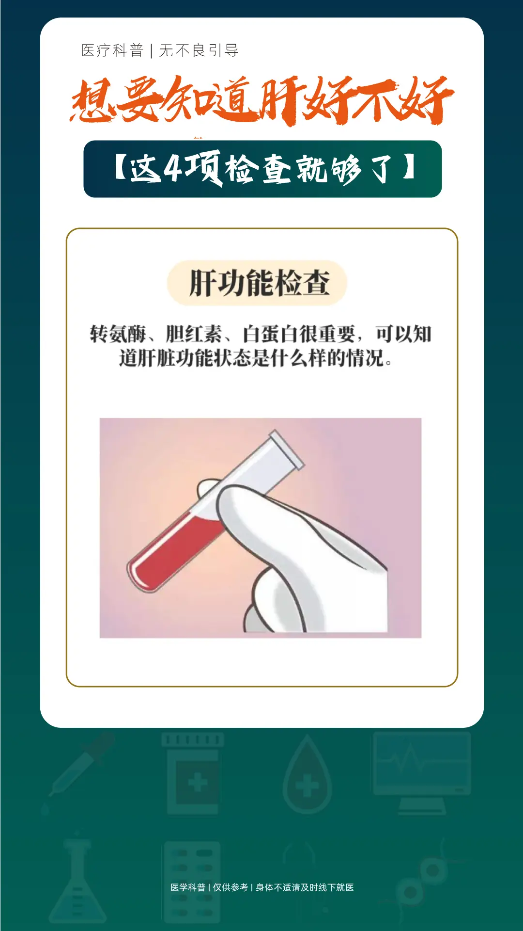想知道肝好不好，这四项检查就够了！