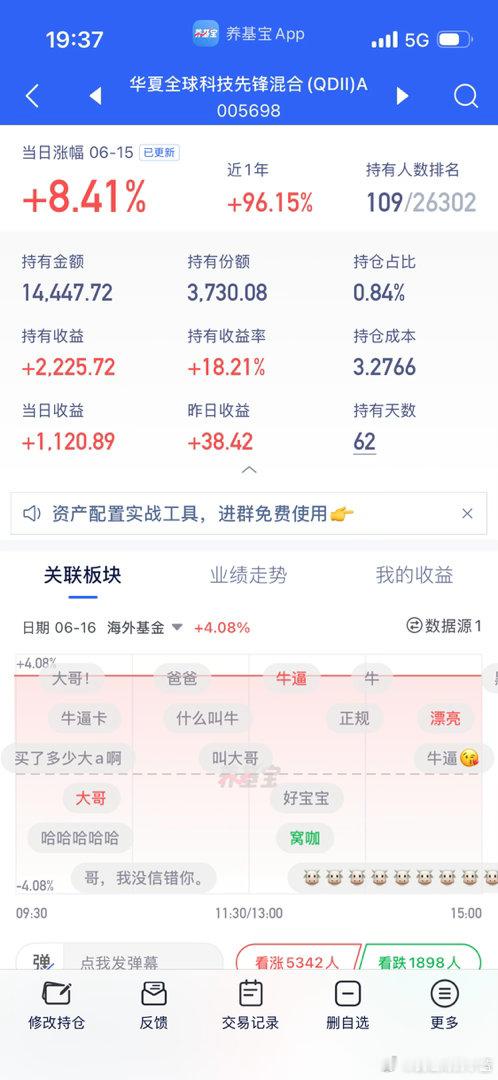 华夏全球科技8.41 