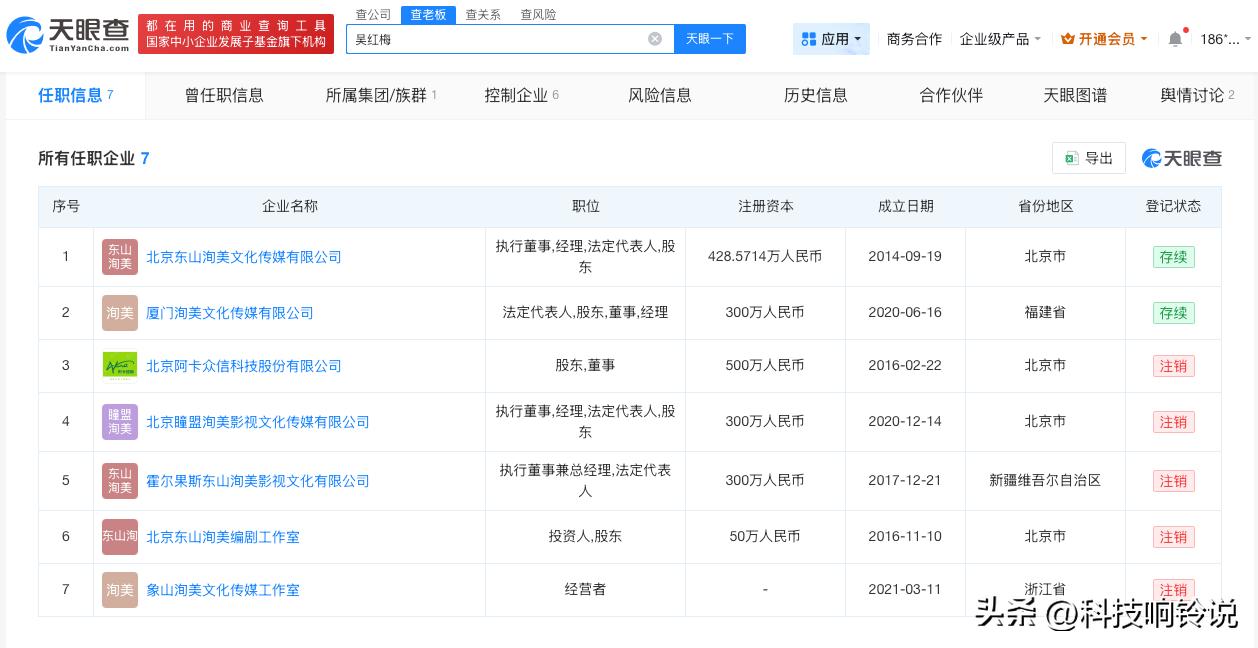 【岁月有情时制片人名下多家公司已注销 岁月有情时制片人商业版图揭秘】岁月有情时制