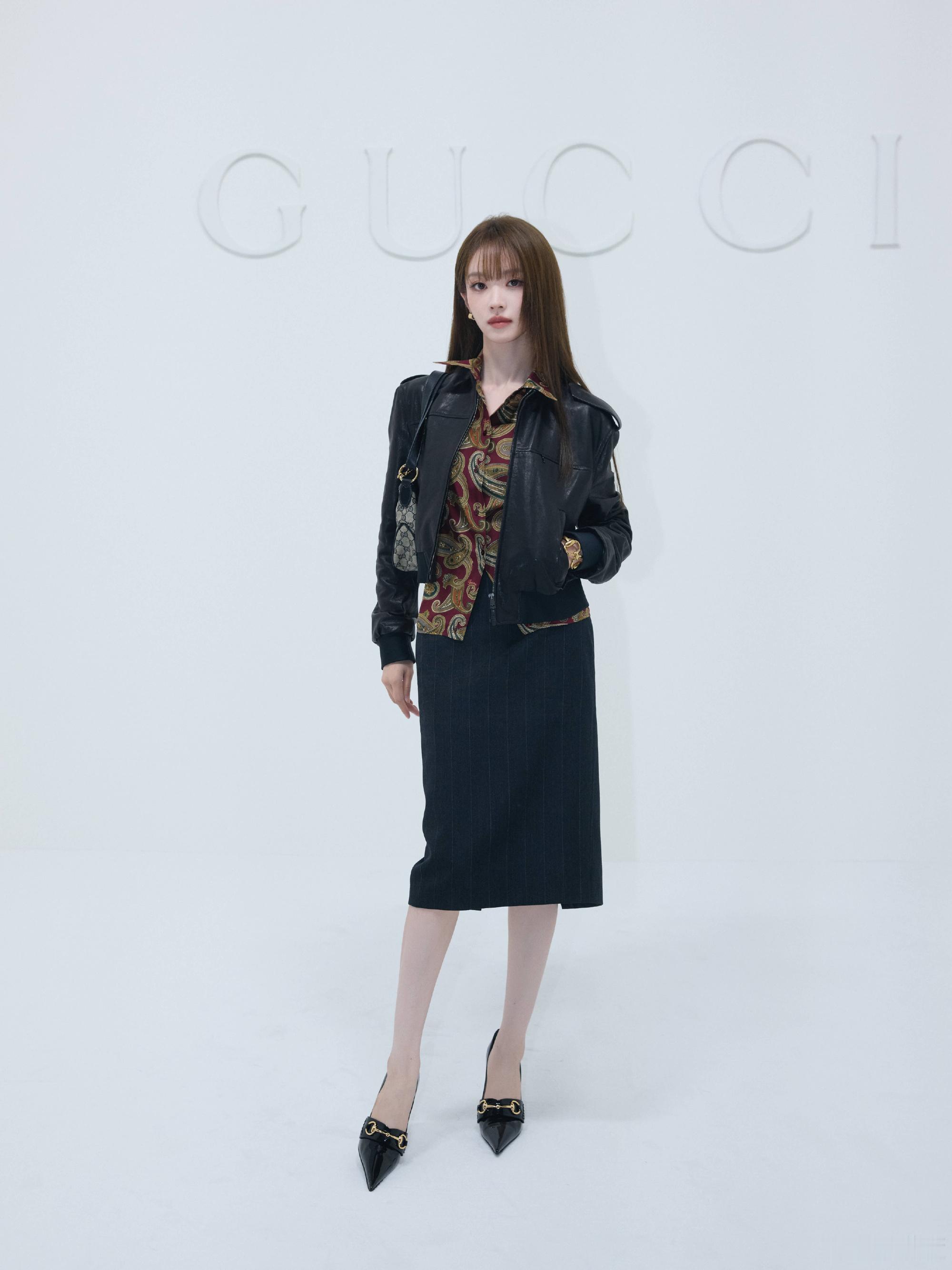 GUCCI大秀首位发布G社生图的中国艺人，权威无需多言，一句话足以涵盖！小田真的