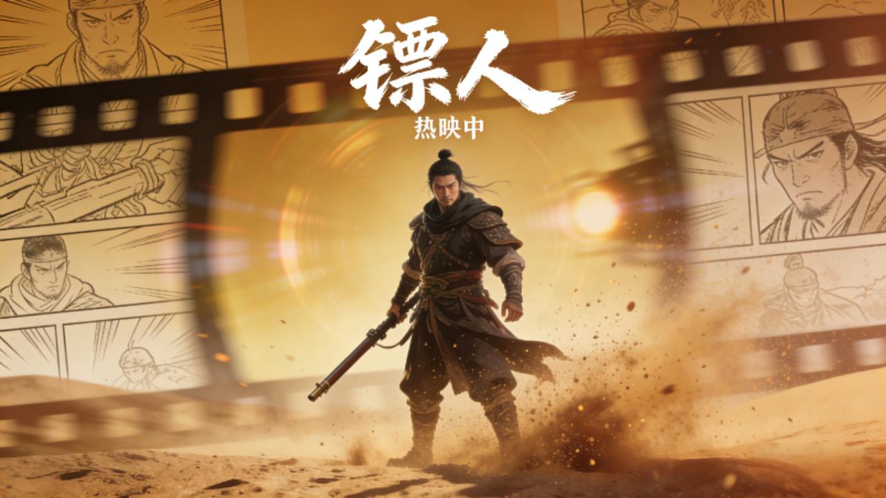 电影《镖人》热映刷屏！原著漫画强势翻红，硬核国漫再破圈
 
近期，电影《镖人》登