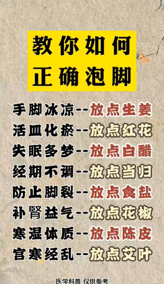 寒湿重、手脚怕冷，分享几种实用泡脚搭配