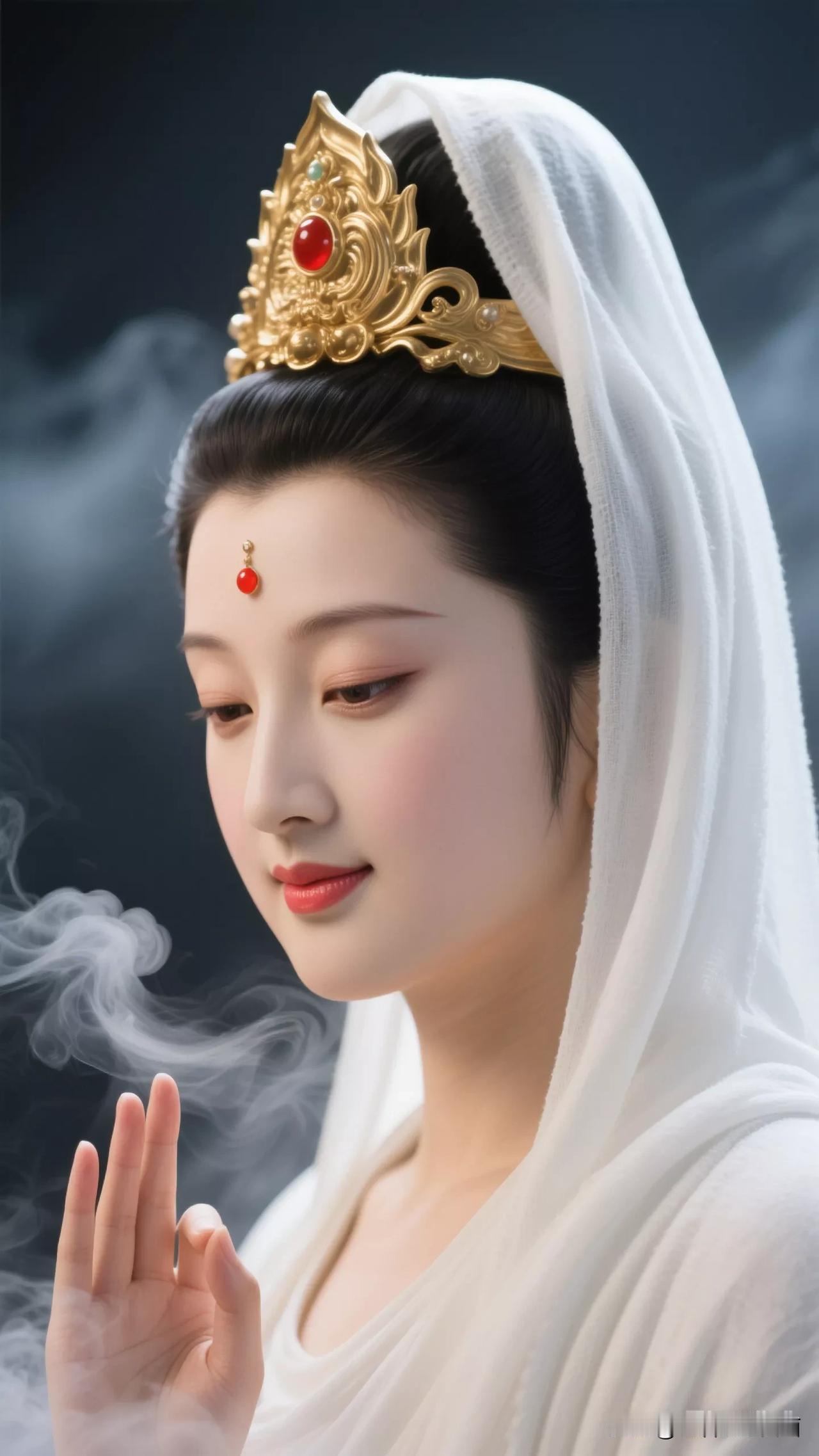 玉女轻纱拂，仙姿若隐现。张立启原创书画AI作品古仕女发髻服饰集锦首发第669期唐