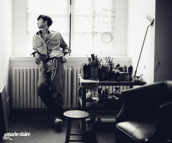 井柏然自我相逢大片 《嘉人 marie claire》八月刊双封面释出，经典丹宁